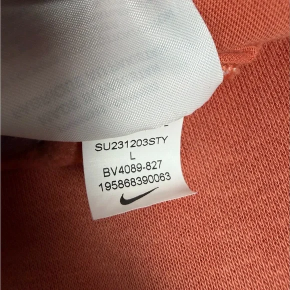 Nike Women’s Rust Orange Sportswear Essential Fleece Joggers Sweatpants Size L - Picture 17 of 17